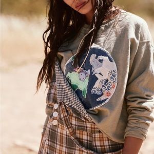 Free people Tricia Fix Earth Day Sweatshirt